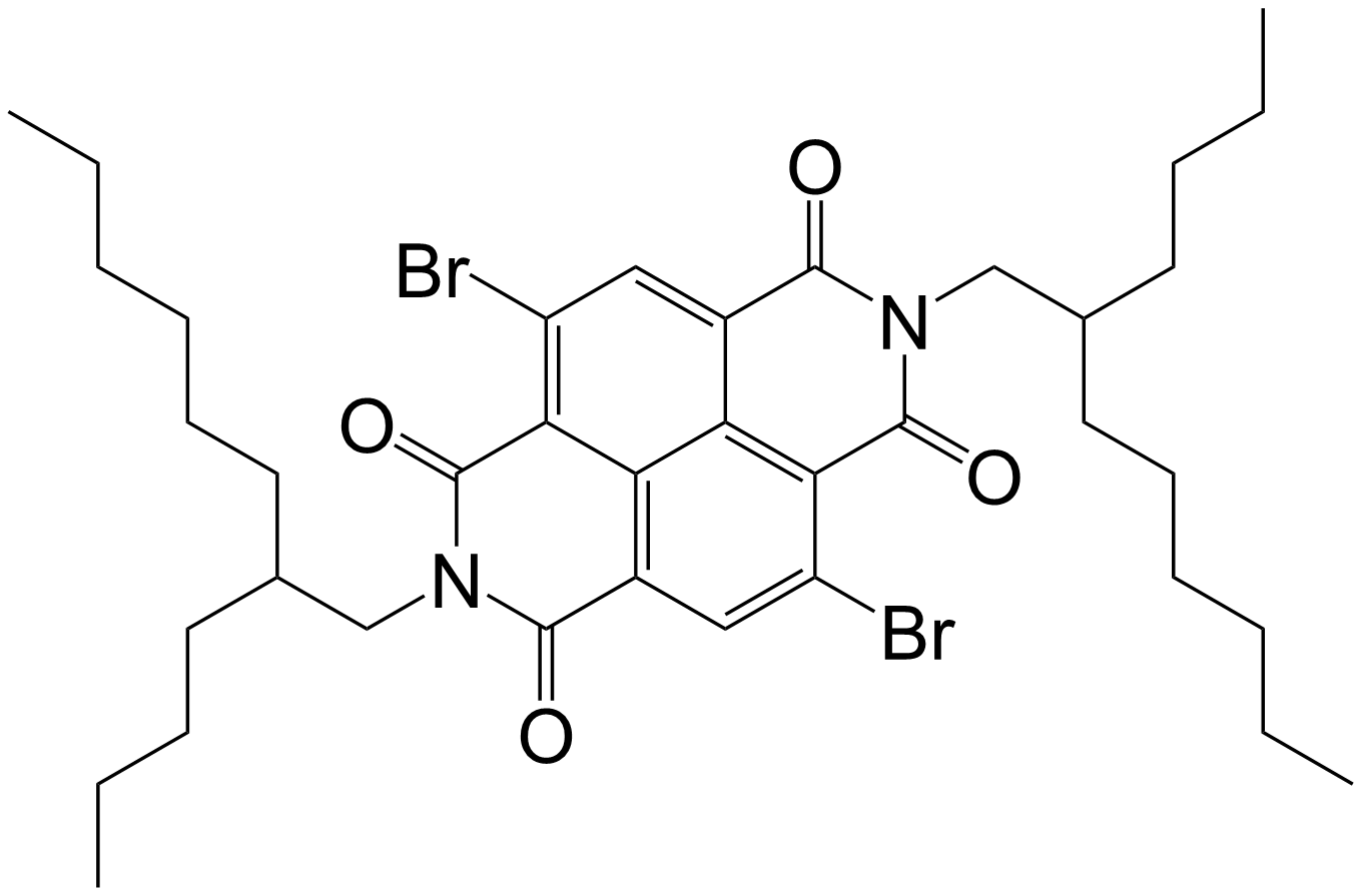 4,9-Dibromo-2,7-bis(2-butyloctyl)benzo[lmn][3,8]phenanthroline-1,3,6,8(2H,7H)-tetraone/1614253-96-1